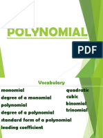 LECTURE in DIVISION of POLYNOMIALS 2