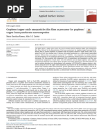 Graphene Copper Oxide Nanoparticles Thin Films As Precursor For Graphene Copper Hexacyanoferrate Nanocomposites