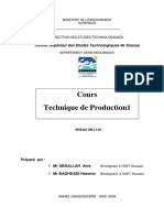 Cours Technique de Production1 PDF