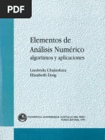 Elementos de Analisis Numerico PDF