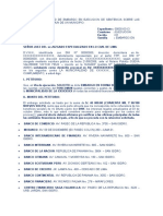 Modelo de Embargo en Ejecucion de Sentencia Sobre Las Cuentas Del Foncomun de Un Municipio