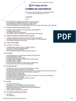 Examen de Conciencia Arrepentimiento Confesión