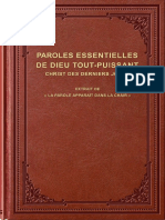 Paroles Essentielles de Dieu Tout-Puissant Christ Des Derniers Jours PDF