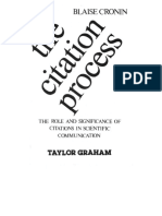 The Citation Process by Blaise Cronin PDF