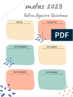 Planificador Semanal Niña Pastel Sencillo Azul y Verde PDF