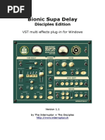 User Manual - Bionic Supa Delay 1 - 1