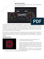 Simbologia de Los Testigo Del Tablero Automotriz