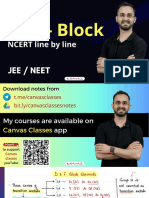 D and F Block Quick Notes - Canvas Classes