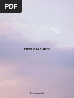 2023 Calendar (Complete) PDF