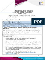 Guía de Actividades y Rúbrica de Evaluación - Fase 1 - Reflexión Inicial PDF