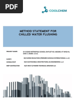 Method Statement - Chilled Water Chemical Flushing - HEAT & POWER GEMS SCHOOL