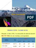 ANÁLISIS DE RESERVAS - Yauricocha