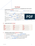 Past Simple and Past Continuous Worksheet