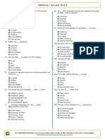 1415 - Infinitive Gerund Test 2 PDF