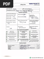 Lifting Plan With Tools Details PDF