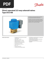 Direct-Operated 2 - 2-Way Solenoid Valves Type EV210B PDF