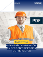 Maestria Ingenieria Con Mencion en Gestion y Direccion de Proyectos