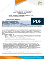 Guía de Actividades y Rúbrica de Evaluación - Unidad 1 - Fase 1 - Reconocer Los Métodos Prospectivos