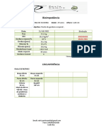 Tabela de Bioimpedância Da JEOVANA MOREIRA