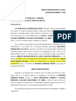 Medios Preparatorios A Juicio Ejecutivo Mercantil