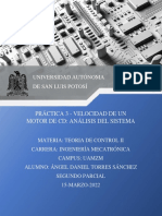 Analisis de Motor CD Teoria de Control