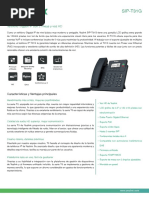 Yealink SIP T31G Datasheet ES