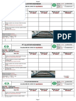 BRTQ005 (A-1) 輸送帶核對表CHECK LIST MESIN CONVEYER