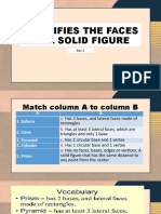 IDENTIFIES THE FACES OF A SOLID FIGURE Day 5