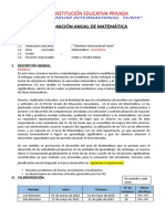 Modelo Programación Anual