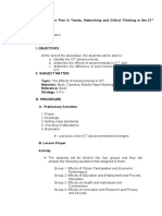 LESSON - PLAN - Kuya-Duke - Effects of Advancement in ICT