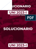 Uni 2023-1 Solucionario 15 de Febrero