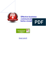 Effective Business Communication by Herta A Murphy PDF: Direct Link #1