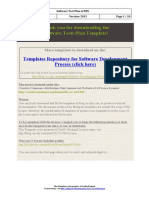 Software Test Plan Template 2013