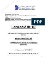 94TD Mono TRANSFO (Exercices ENONCES)