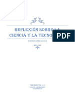 TRABAJO REFLEXIÓN QUÍMICA Antonio García Jiménez