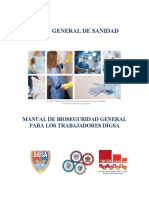 Manual de Bioseguridad General para Los Trabajadores Digsa 1