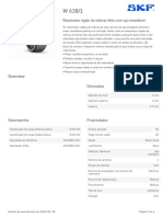 SKF W 638 - 1 Specification