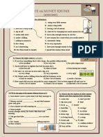 Eye On Money Idioms Conversation Topics Dialogs Warmers Coolers - 82653