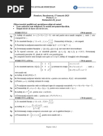 Subiect Simulare Bac Matematica ST Nat PDF