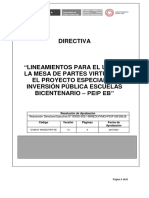 Lineamientos para El Uso de La Mesa de Partes Virtual en El Peipeb PDF