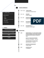 Free CV Template 9