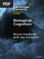 Huebner & Schulkin (2023) - Biological Cognition