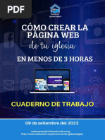 Cuaderno de Trabajo Como Crear La Página Web de Tu Iglesia