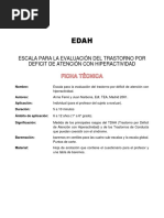 Edah Escala para La Evaluacion Del Trast PDF