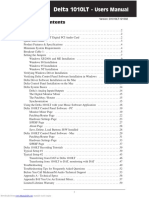 Delta 1010lt Users Manual