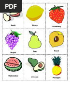 Loteria de Frutas y Verduras Ok