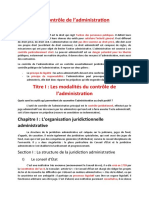 Le Contrôle de L'administration