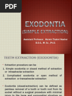 Extraction of Teeth