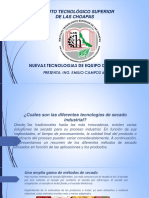 Nuevas Tecnologias de Equipo de Secado PDF