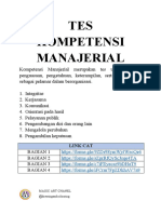 Gratis - Soal Tes Kompetensi Manajerial